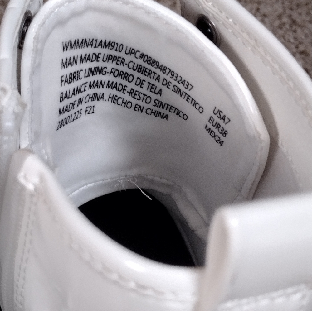 Madden White Combat Boots - Picture 7 of 8